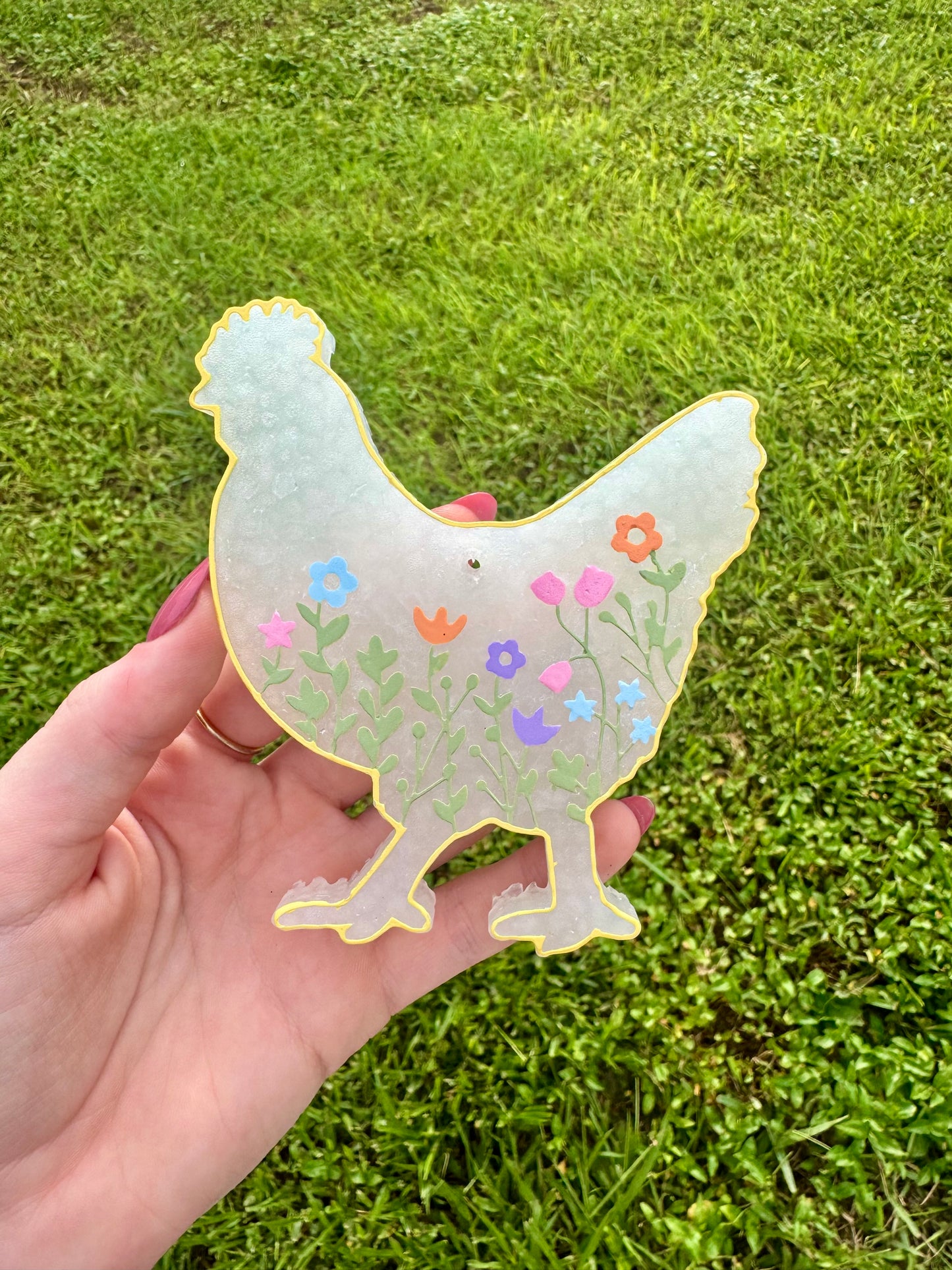 Floral Rooster