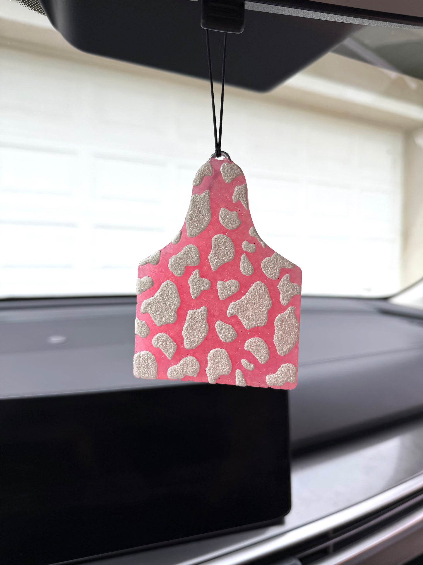 Cow Print Cow Tag